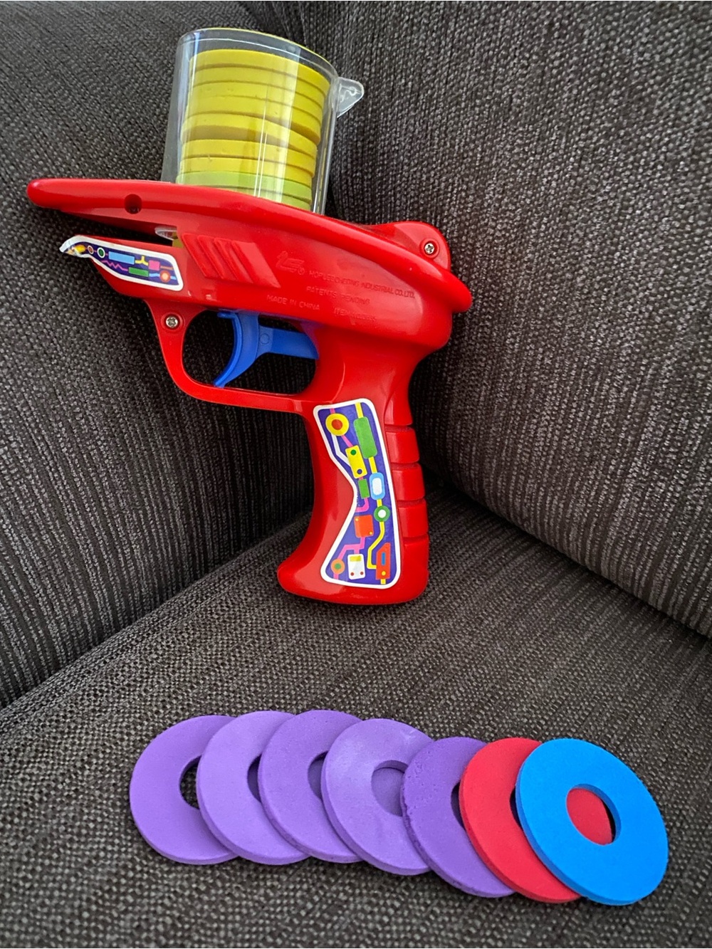 Disc Shooter Manual No Batteries Required With 20 Foam Discs